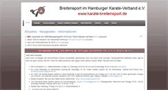 Desktop Screenshot of karate-breitensport.de